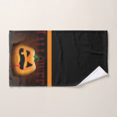 Halloween Jack O' Lantern Oranje en Black Bad Handdoek (Handdoek)