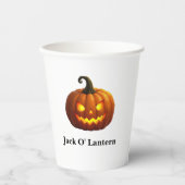 Halloween Jack O' Lantern Paper Cup Papieren Bekers (Voorkant)