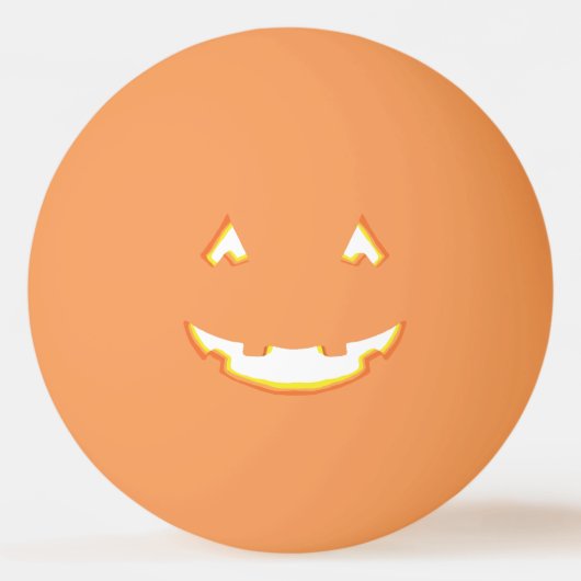 Halloween Jack O Lantern Pingpongballen (Voorkant)