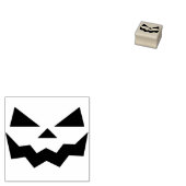 Halloween Jack-o-lantern pompoen glimlach gezicht Rubberstempel (Gestempeld)
