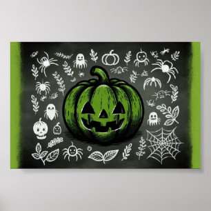  Halloween - Jack-o'-Lantern Poster