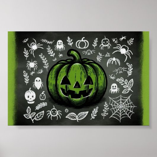  Halloween - Jack-o'-Lantern Poster (Voorkant)