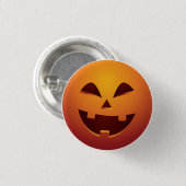 Halloween Jack O Lantern Pumpkin Button (Voorkant /achterkant)
