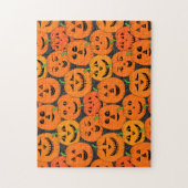 Halloween Jack-o'-lantern Pumpkin Legpuzzel (Verticaal)