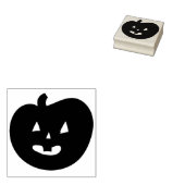 Halloween Jack-o-lantern Rubberstempel (Gestempeld)