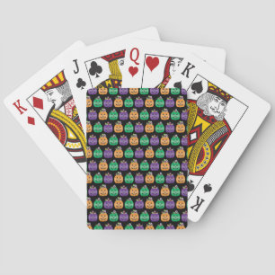 Halloween Jack O Lantern Snoep Emmer Pokerkaarten