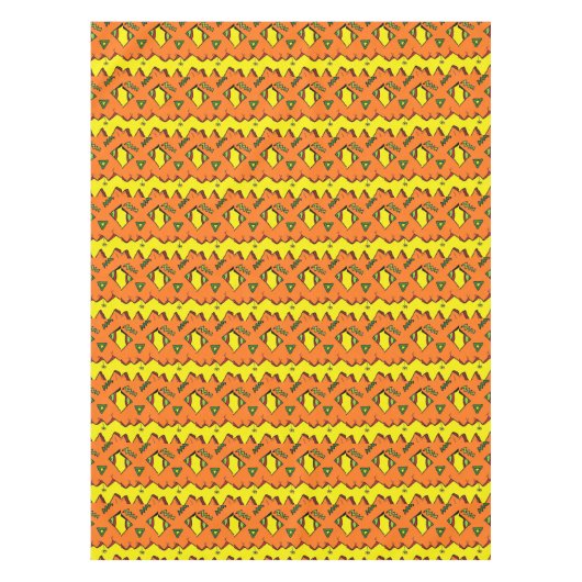 Halloween Jack-O-Lantern & Spider Tablecloth Tafelkleed (Voorkant)