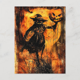 Halloween Jack O Lantern Spooky Seizoen Briefkaart