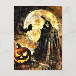 Halloween Jack O Lantern Spooky Seizoen Briefkaart