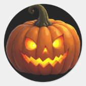 Halloween Jack O' Lantern Sticker (Voorkant)