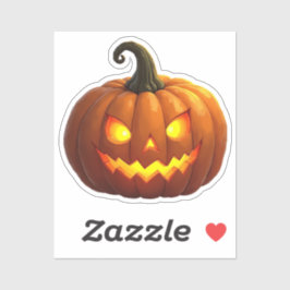 Halloween Jack O' Lantern Sticker
