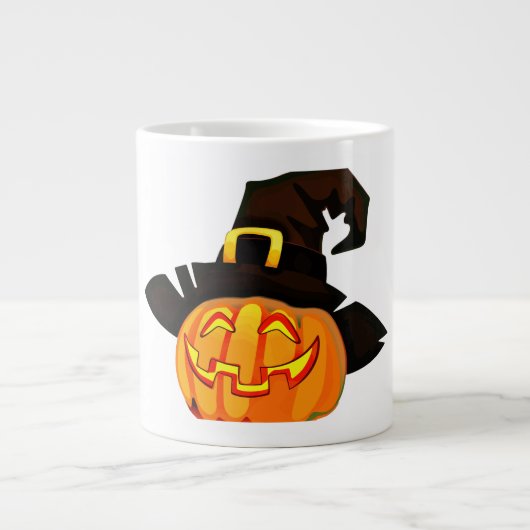Halloween Jack-O-Lantern-Witch Mug (Devant)