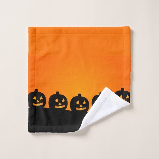 Halloween Jack-O-Lanterns (Gant de toilette)