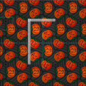 Halloween Jack o'lantern Cobwebs Pattern Pumpkins Stof (Delen)