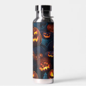 Halloween Jack o'Lantern Patroon Waterfles (Links)