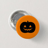 Halloween Jack O'Lantern Pinback Button (Voorkant /achterkant)