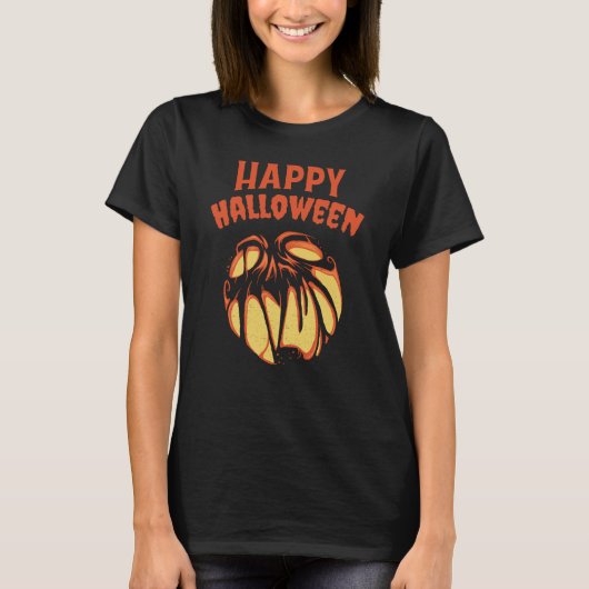 Halloween Jack o'Lantern pomkin T-shirt (Voorkant)
