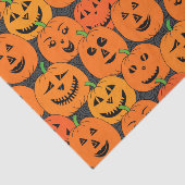 Halloween Jack o'lantern Pumpkin Tissuepapier (Detail)