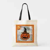 Halloween  Jack O'Lantern Trick or treat Tote Bag (Achterkant)