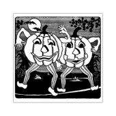  Halloween Jack O'Lantern Twins Stempel (Afrduk)