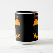 Halloween Jack-o'lanterne Mignonne Face Combo Mug (Centre)