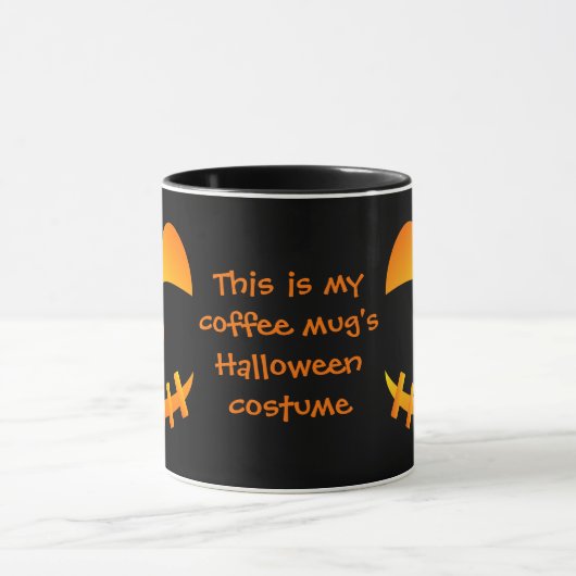 Halloween Jack-o'lanterne mou face Mug (Centre)