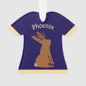 Halloween Jackalope Trace ou traitement Nom person (dos)