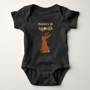 Halloween Jackalope Trick or treat Custom Romper