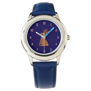 Halloween Jackalope Trick or treat Horloge