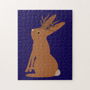 Halloween Jackalope Trick or treat Legpuzzel