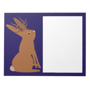 Halloween Jackalope Trick or treat Notitieblok