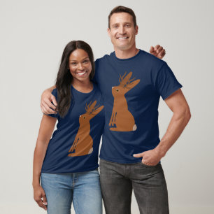 Halloween Jackalope Trick or treat T-shirt