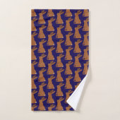 Halloween Jackalope Trick ou Treat Patterned (Serviette à main)