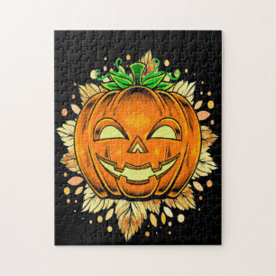 Halloween Jackolantern Spooky Pumpkin Legpuzzel