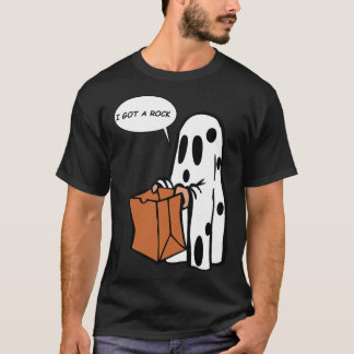 Halloween J'Ai Un T-Shirt Rock Ghost