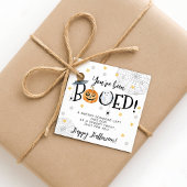 Halloween Je bent uitgejouwd Square Gift Label