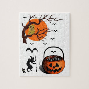 Halloween Jigzaag Puzzle Legpuzzel