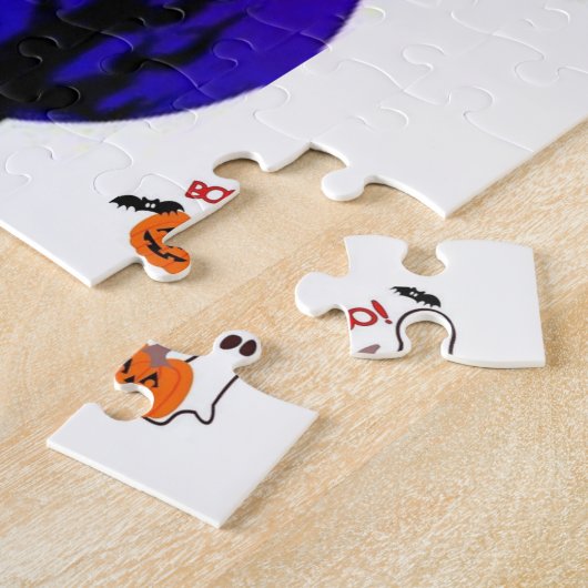 Halloween Jigzaag Puzzle Legpuzzel (Zijkant)