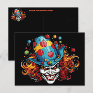 Halloween/Joker Ansichtkaart Briefkaart