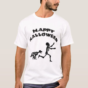 Halloween Jongen en Hond T-shirt