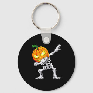 Halloween Jongens Dabbing Skelet Y Pompoen Jack O Sleutelhanger