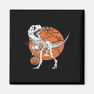 Halloween Jongens Dinosaurus Skelet T Rex Enge Pom Magneet