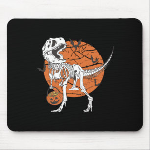 Halloween Jongens Dinosaurus Skelet T Rex Griezele Muismat