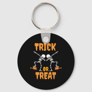 Halloween Jongens Meisjes Dabbing Pompoen Skelet Z Sleutelhanger