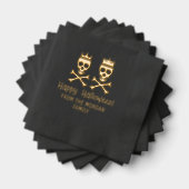 Halloween joyeuse et joyeuse du crâne et des os cr (Insitu (empilé))