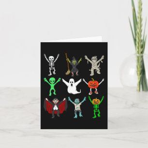 Halloween Jubilation Dancing Monsters Boys Girls K Kaart