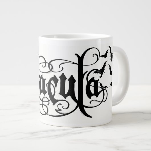 Halloween Jumbo Mok-Dracula Extra Grote Mok (Voorkant rechts)