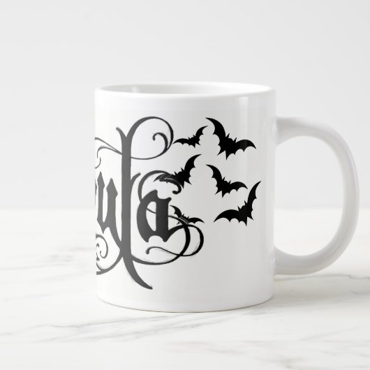 Halloween Jumbo Mok-Dracula Extra Grote Mok (Rechts)