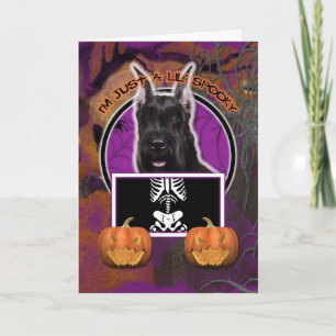 Halloween - Just a Lil Spooky - Schnauzer Kaart