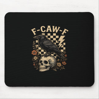 Halloween K F Kraai F Raaf Vogel Geruit Vintage St Muismat